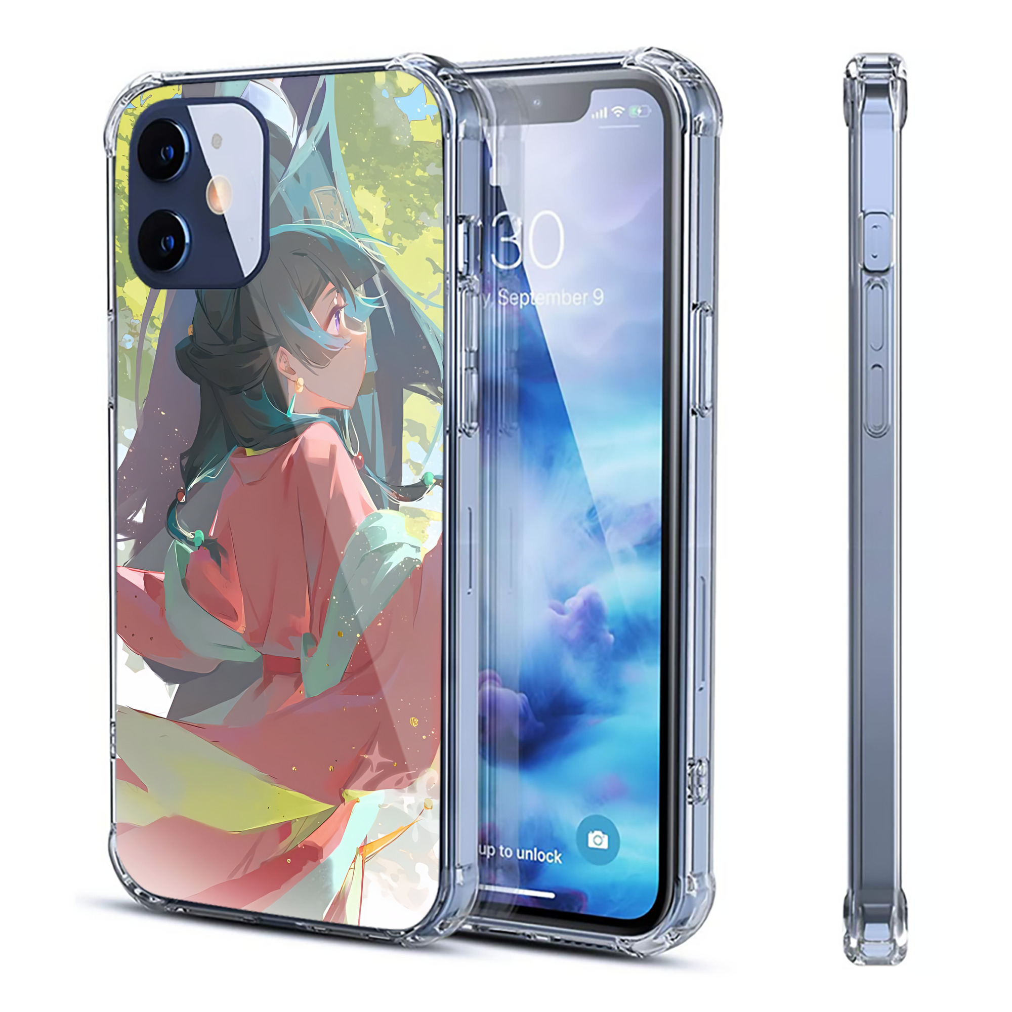 （画像用） 薬屋のひとりごと The Apothecary Diaries 【iPhone 12シリーズ対応】透明スマホケース（クリアソフトケース）